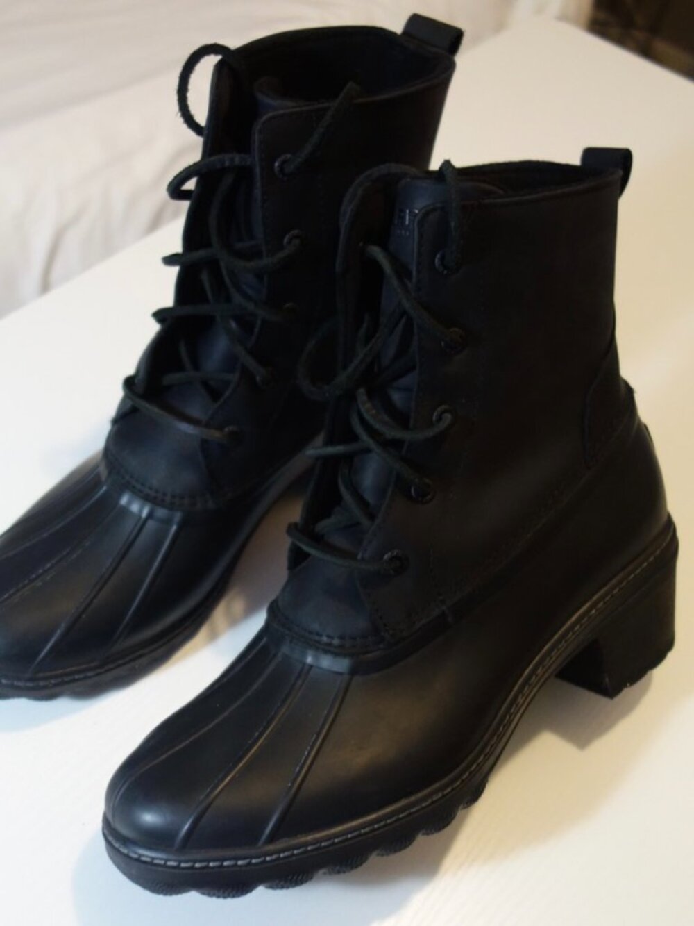 Sperry Saltwater Duck Boots Black Women's 11
